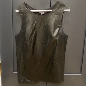 Vince Leather Tank Size 10